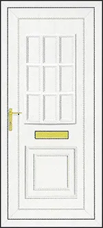 PVCu Front Door Design - Tyler